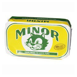 Small mackerel in olive oil