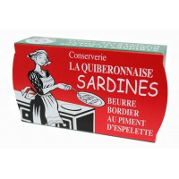 Sardines au Beurre Bordier au piment d'Espelette