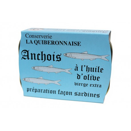 Anchois à l'huile d'olive (façon sardine) Anchois à l'huile d'olive (façon sardine)