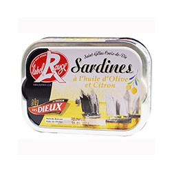 Sardines huile d'olive et citron Label Rouge