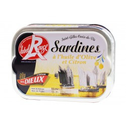 Sardines huile d'olive et citron Label Rouge