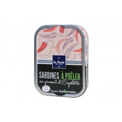 Sardines à poêler au piment d'Espelette et beurre Beillevaire