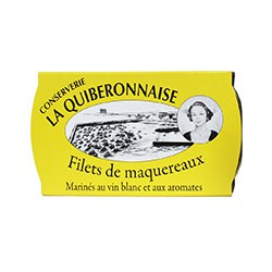 Filets de maquereaux marinés au vin blanc et aux aromates 122g