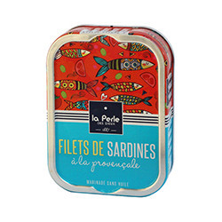 Filets de sardines sans huile, à la provençale