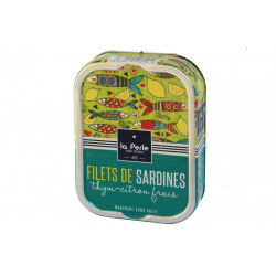 Filets de sardines thym-citron frais