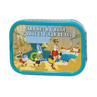 Sardines à l'huile d'olive et fleur de sel