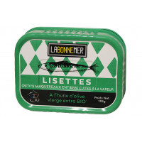 Lisettes à l'huile d'olive vierge extra BIO,