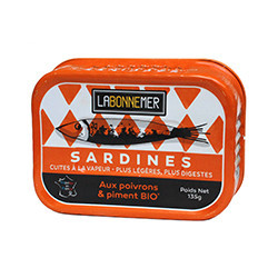Sardines aux poivrons & piment BIO