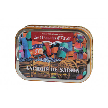 Anchois de saison à l'huile d'olive vierge extra 2017 Anchois de saison à l'huile d'olive vierge extra 2017