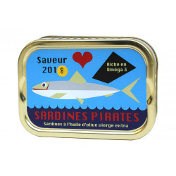 Sardines à l'huile d'olive vierge extra saison 2018
