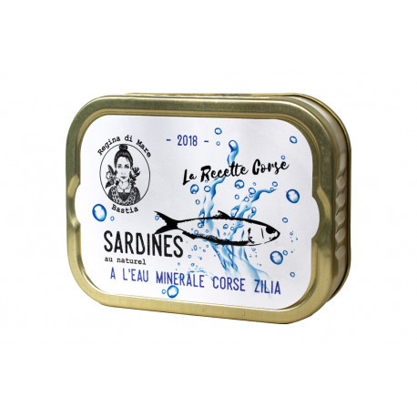 Sardines à l'eau minérale corse Zilia Sardines à l'eau minérale corse Zilia