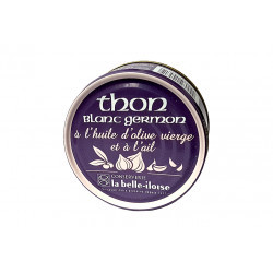 Thon blanc germon à l'huile d'olive vierge extra et à l'ail