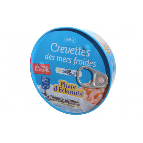 Crevettes des mers froides emboîtées fraiches Crevettes des mers froides emboîtées fraiches
