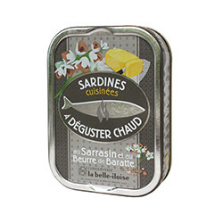 Sardines au sarrasin et au beurre de Baratte
