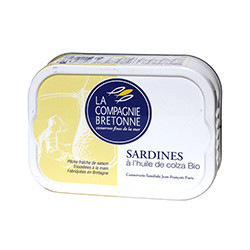 Sardines à l'huile de colza Bio