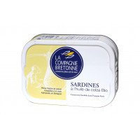 Sardines à l'huile de colza Bio