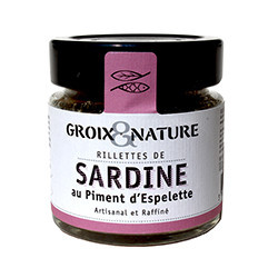 Rillettes de sardines au piment d'Espelette