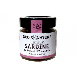 Rillettes de sardines au piment d'Espelette