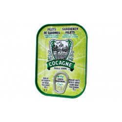 Filets de sardines sans peau et sans arêtes à l'huile d'olive et au citron