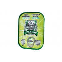 Filets de sardines sans peau et sans arêtes à l'huile d'olive et au citron