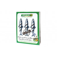 Petites sardines grillées à l'origan BIO et huile d'olive BIO