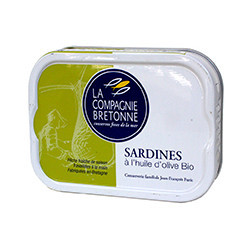 Sardines à l'huile d'olive Bio