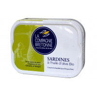Sardines à l'huile d'olive Bio