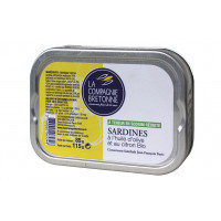 Sardines in organic olive oil and lemon without salt added