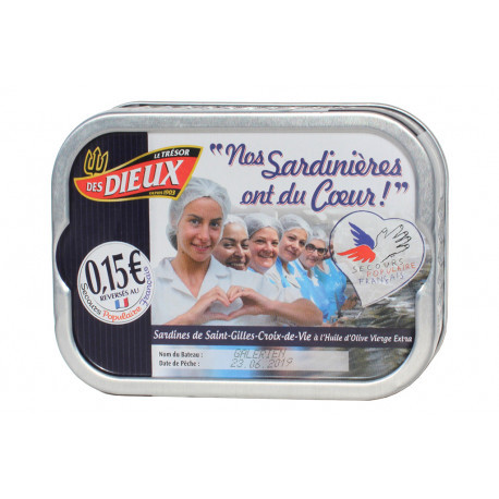 Sardines à l'huile d'olive Nos Sardines Ont Du Cœur Sardines à l'huile d'olive Nos Sardines Ont Du Cœur