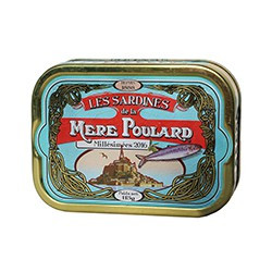 Sardines millésimées 2016 à l'huile d'olive