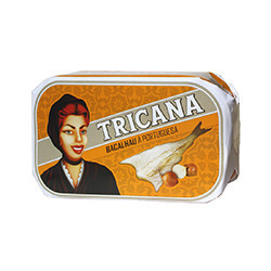 Morue à l'huile d'olive avec oignons