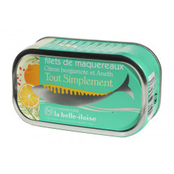 Filets de maquereaux citron bergamote et aneth tout simplement
