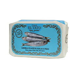 Petites sardines à l'huile d'olive 20/25 pièces