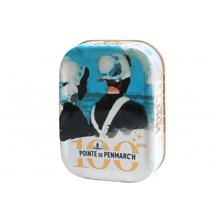 Sardines à l'ancienne millésimées 2019, centenaire décor bigoudènes Sardines à l'ancienne millésimées 2019, centenaire décor bigoudènes