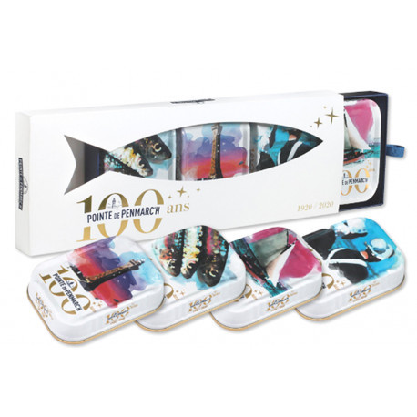 Coffret centenaire sardines à l’ancienne millésimées Coffret centenaire sardines à l’ancienne millésimées