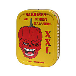 Sardines au piment habanéro