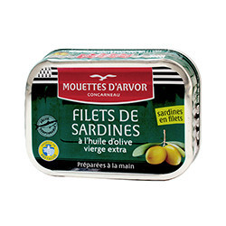 Sardine fillets in extra...