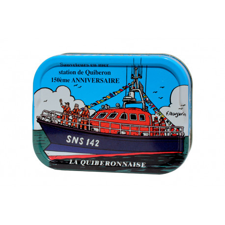 Sardines à l'huile d'olive vierge SNSM QUIBERON par Frank Margerin SNS 142 Sardines à l'huile d'olive vierge SNSM QUIBERON par Frank Margerin SNS 142