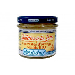 Rillettes à la lotte aux zestes d'orange confits BIO