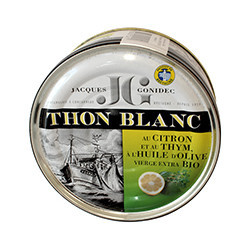 White tuna with lemon,...