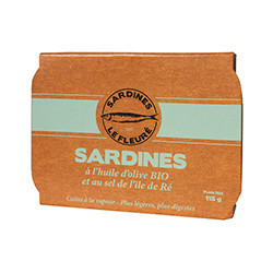 Sardines in organic olive...