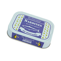 Vintage sardines with...