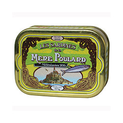 Vintage sardines in olive...