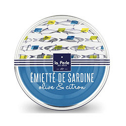 Crumbled sardine, olive and...