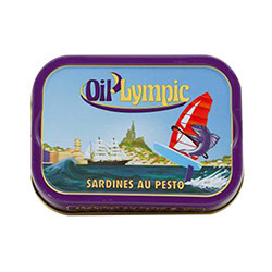 Sardines with Oil’Lympic pesto