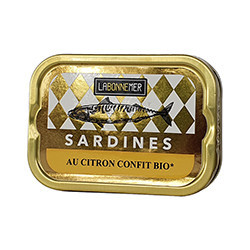 Sardines au citron confit bio