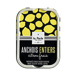 Anchois entiers au citron...