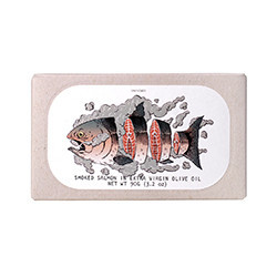 Smoked salmon in extra...