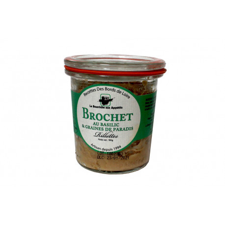 Brochet au basilic et graines de paradis