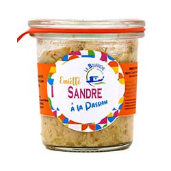 Émietté de sandre à la passion